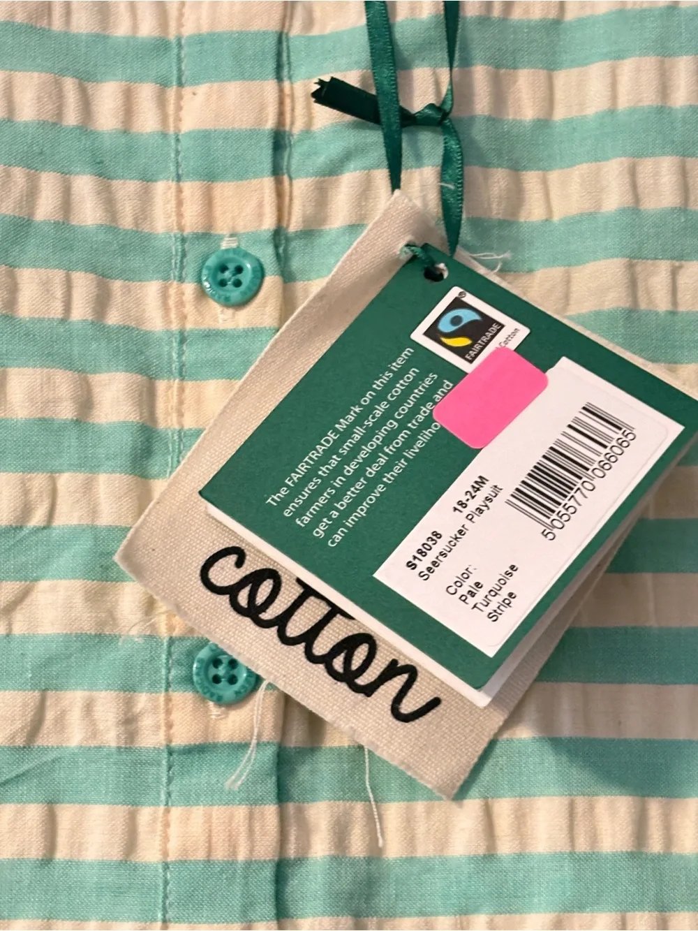 Little Green Radicals. One piece organic cotton outfit. 18-24 mos. NWT